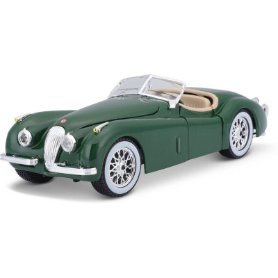 Bburago Jaguar XK 120 Roadster 1951 1:24 zelená