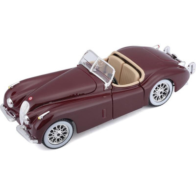 Bburago Jaguar XK 120 Roadster 1951 1:24 červená