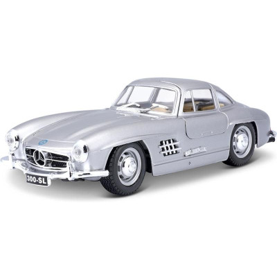 Bburago Mercedes-Benz 300 SL 1954 1:24 stříbrná