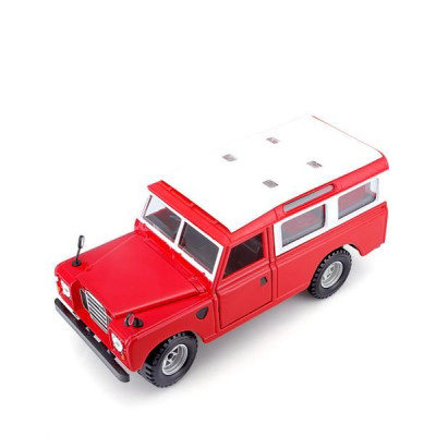 Bburago Land Rover Series II 1:24 červená
