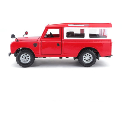 Bburago Land Rover Series II 1:24 červená