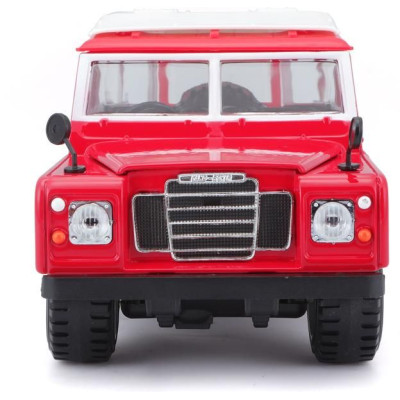 Bburago Land Rover Series II 1:24 červená