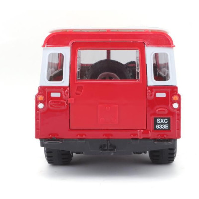 Bburago Land Rover Series II 1:24 červená