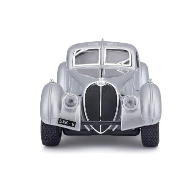 Bburago Bugatti 1:24 stříbrná