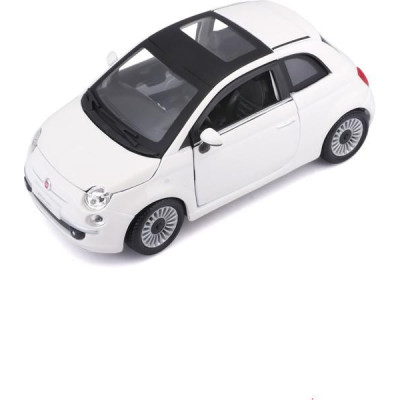 Bburago Fiat 500 2007 1:24 bílá