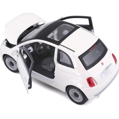 Bburago Fiat 500 2007 1:24 bílá