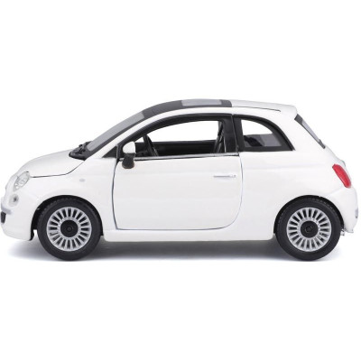 Bburago Fiat 500 2007 1:24 bílá
