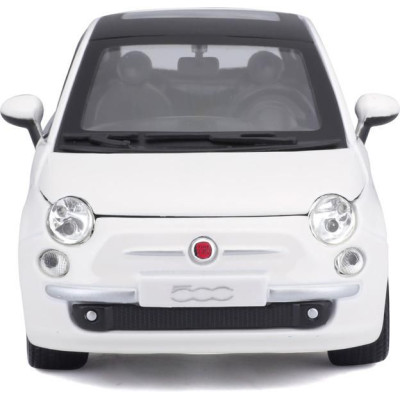 Bburago Fiat 500 2007 1:24 bílá