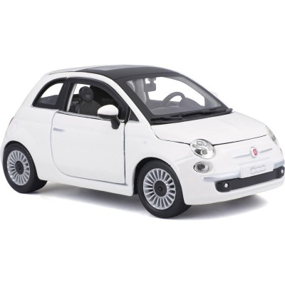 Bburago Fiat 500 2007 1:24 bílá