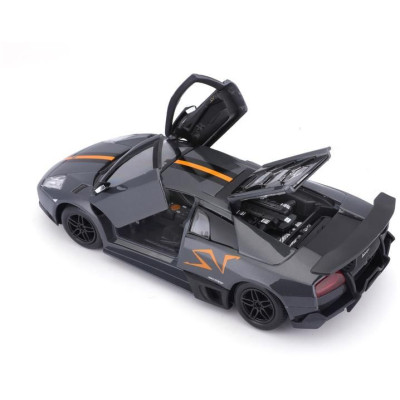 Bburago Lamborghini Murciélago LP 670-4 SV 1:24 China LE šedá metalíza