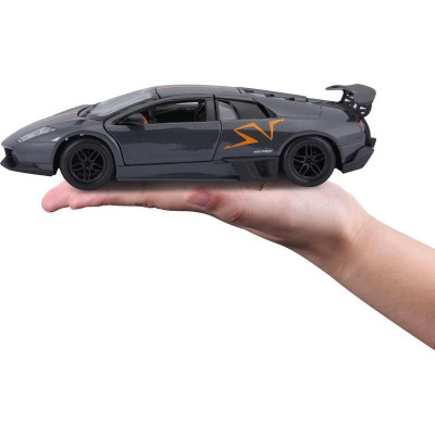 Bburago Lamborghini Murciélago LP 670-4 SV 1:24 China LE šedá metalíza