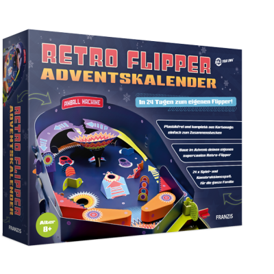 Franzis adventný kalendár retro pinball