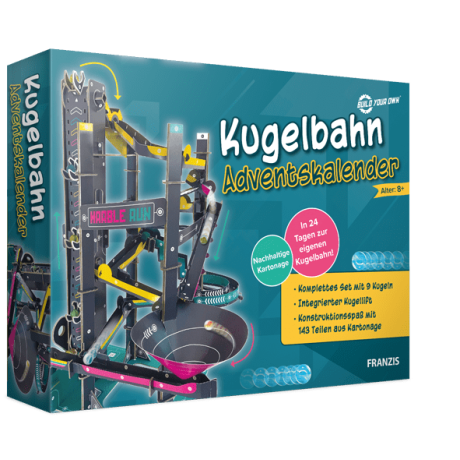 Franzis adventný kalendár Guľôčková dráha, 143 dielov