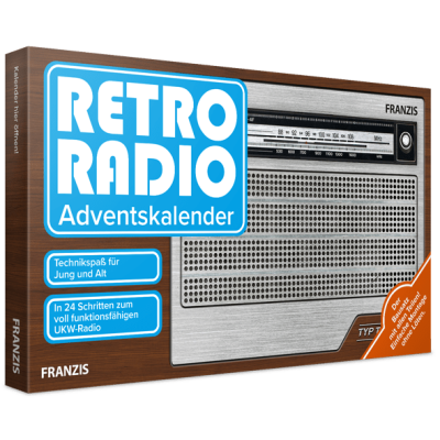 Franzis adventný kalendár Retro rádiová súprava