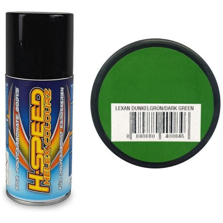 H-Speed barva ve spreji tmavě zelená 150ml