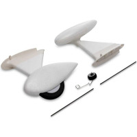 Pótalkatrész RC modell repülőgéphez E-flite UMX Waco: futómű fehér.