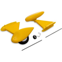 Pótalkatrész RC modell repülőgéphez E-flite UMX Waco: sárga futómű.