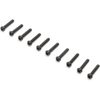 Losi M2x10mm BH félgömb alakú csavar félgömb fejjel. A csomag 10 darabot tartalmaz.