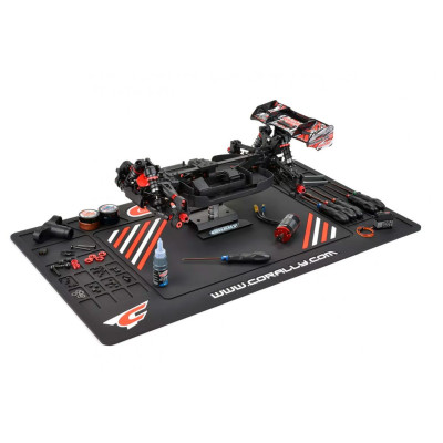 Pracovní podložka 850x500 mm, 5mm tlouštka, černá