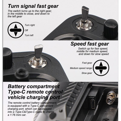 1/76 C50 RC kamion RTR (bílá)