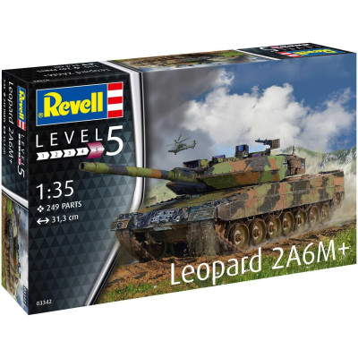 Plastic ModelKit tank 03342 - Leopard 2 A6M+ (1:35)