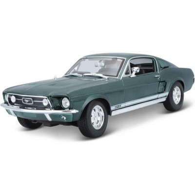Maisto Ford Mustang Fastback 1967 1:18 zelená metalíza