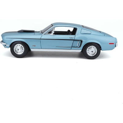 Maisto Ford Mustang GT Cobra Jet FB 1968 1:18 modrá metalíza