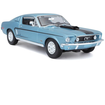 Maisto Ford Mustang GT Cobra Jet FB 1968 1:18 modrá metalíza