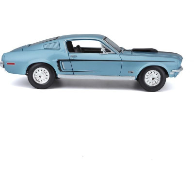 Maisto Ford Mustang GT Cobra Jet FB 1968 1:18 modrá metalíza