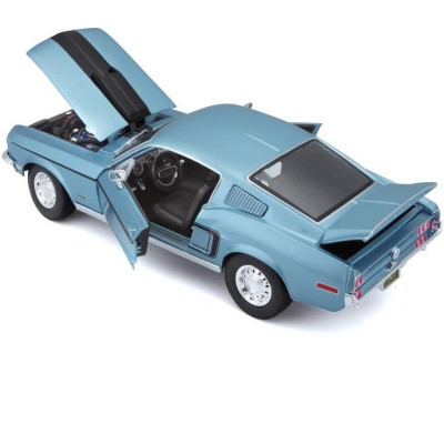 Maisto Ford Mustang GT Cobra Jet FB 1968 1:18 modrá metalíza