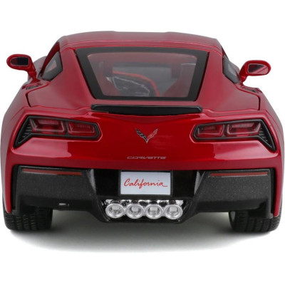 Maisto Corvette Stingray 2014 1:18 červená metalíza