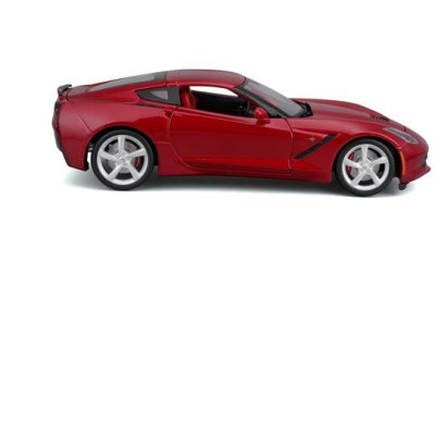 Maisto Corvette Stingray 2014 1:18 červená metalíza