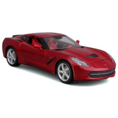 Maisto Corvette Stingray 2014 1:18 červená metalíza