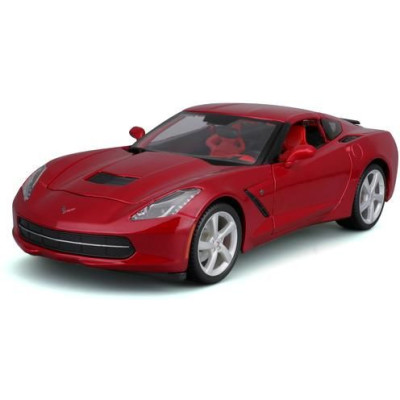 Maisto Corvette Stingray 2014 1:18 červená metalíza