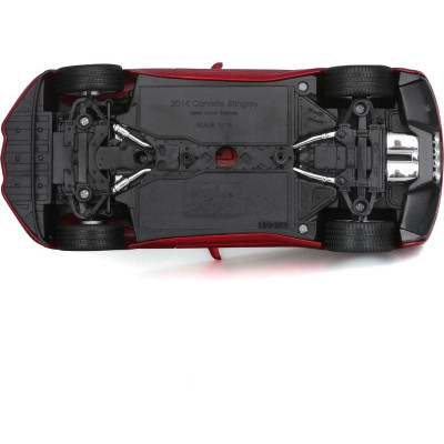 Maisto Corvette Stingray 2014 1:18 červená metalíza