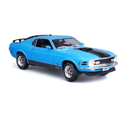 Maisto Ford Mustang Mach 1 1970 1:18 modrá