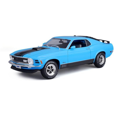 Maisto Ford Mustang Mach 1 1970 1:18 modrá