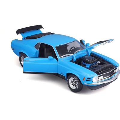 Maisto Ford Mustang Mach 1 1970 1:18 modrá