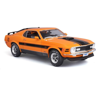 Maisto Ford Mustang Mach 1 1970 1:18 oranžová