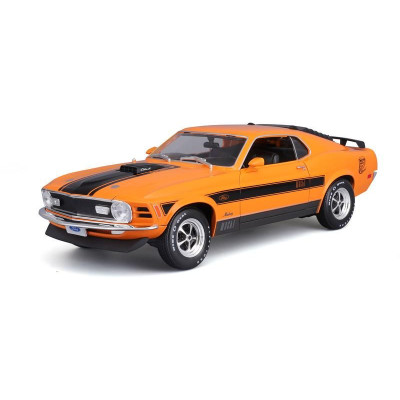 Maisto Ford Mustang Mach 1 1970 1:18 oranžová