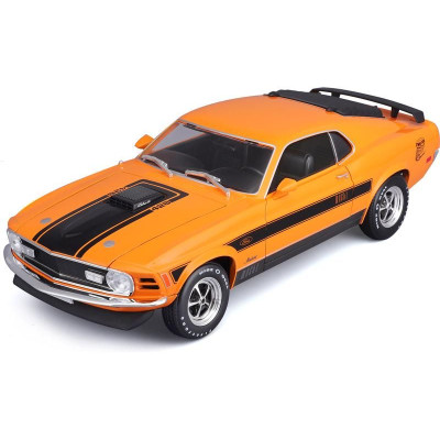 Maisto Ford Mustang Mach 1 1970 1:18 oranžová