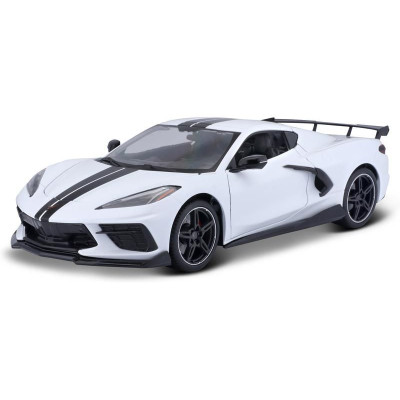 Maisto Chevrolet Corvette Stingray Coupe 2020 1:18 bílá