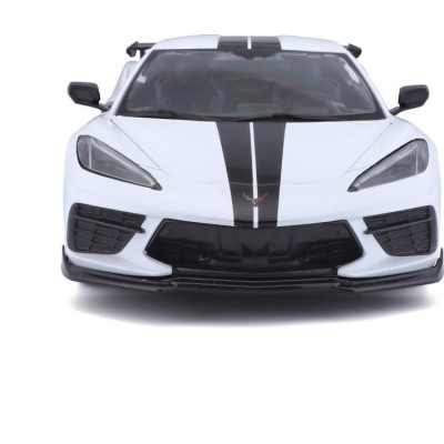 Maisto Chevrolet Corvette Stingray Coupe 2020 1:18 bílá