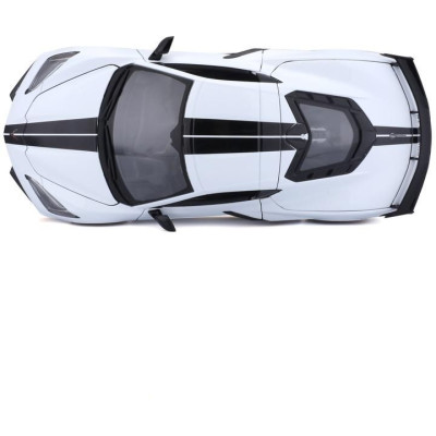 Maisto Chevrolet Corvette Stingray Coupe 2020 1:18 bílá