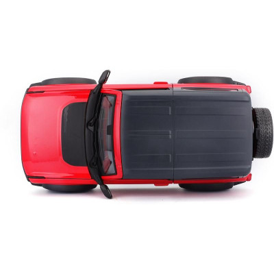 Maisto Ford Bronco Wildtrak 2021 1:18 červená