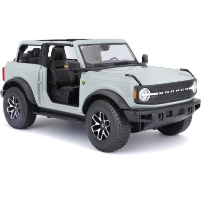 Maisto Ford Bronco Badlands 2021 1:18 kaktusově šedá