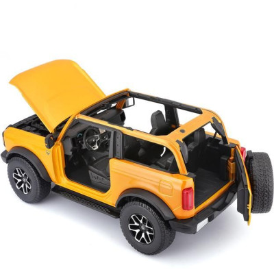 Maisto Ford Bronco Badlands 2021 1:18 oranžová