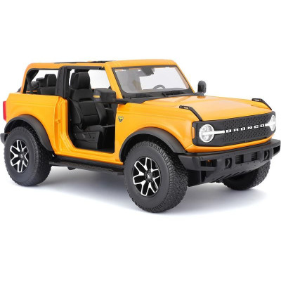 Maisto Ford Bronco Badlands 2021 1:18 oranžová
