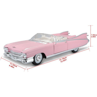 Maisto Cadillac Eldorado Biarritz 1959 1:18 růžová