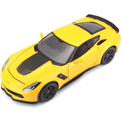 Maisto Corvette Z06 2015 1:24 žlutá